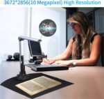 A3 Portable Document and Book Scanner with HD Capture, 10 Megapixel, USB 2.0, High Speed, LED Light - Imagen 4