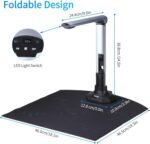 A3 Portable Document and Book Scanner with HD Capture, 10 Megapixel, USB 2.0, High Speed, LED Light - Imagen 6
