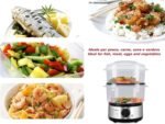 BEPER BC.261 5 Litre Steamer with Timer – Steamer Cooking Steamer Rice, Fish, Ravioli, Vegetables and Meat, BPA Free - Imagen 6