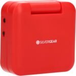 Silvergear® Consola de juegos portátil retro plegable en color rojo | 240 juegos clásicos | Consola de videojuegos compacta para niños y adultos | Pantalla a color de 2,8 pulgadas - Imagen 4