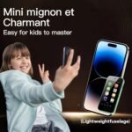 3G Mini Mobile, Kids Smartphone, Android 9.0 Quad Core Processor, 2GB RAM, 16GB ROM, 5.0MP, Economy Mobile No Contract (Pink) - Imagen 4