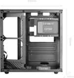 Mars Gaming MC-INFINIOLITE, ATX Gaming Case, Continuous Curved Tempered Glass Without Frame, Glass Top Panel, Double Camera Structure, Support Liquid Cooling up to 240mm, USB-C, White - Imagen 9