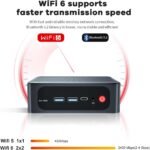 Beelink SER5 Mini PC, AMD Ryzen 5 5500U 6C/12T, up to 4.0GHz, 32GB RAM, 500GB SSD, 4K@60Hz Display, Support up to 3 Displays (HDMI/DP/Type C), BT5.2, Wi-Fi 6, 2.5G LAN - Image 7
