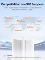 Tenda 5G01 - 5G SIM WiFi 6 1500Mbps Router, 5G/4G LTE Modem with Dual Band, Nano SIM Card Slot, Plug & Play, Gigabit WAN/LAN Port, 6 Internal Antennas, Mesh Wi-Fi+, 5G NR Router | Basic Level - Imagen 9