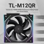 TR -TL-M12QR CPU 120mm Clomber Fan, PWM Connector Silent Computer Cooling with S-FDB Bearing, PC Fan with Argb Mirror Luminous Effect, Low Noise - Image 4