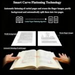 Escáner Superior S21,Escáner De Documentos A2, Alta Resolución De 23 MP,Reconocimiento De Texto Ocr,Tecnologías De Aplanamiento Automático para Documentos Y Libros De Gran Formato - Image 6