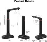 Escáner Superior S21,Escáner De Documentos A2, Alta Resolución De 23 MP,Reconocimiento De Texto Ocr,Tecnologías De Aplanamiento Automático para Documentos Y Libros De Gran Formato - Image 10