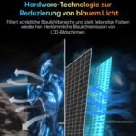 KTC 320hz Gaming Monitor 27 Inches, 300Hz240hz, QHD Monitor White, Fast IPS, 1ms, 2K 2560 x 1440P, Freesync & G-Sync, 144% sRGB, HDR400, Low Blue Light, VESA 100x100, DP1.4/HDMI 2.1 - Image 4