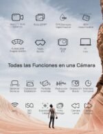 WOLFANG GA420 Sports Camera Dual Screen 4K 60FPS 24MP, 10M Body/40M Waterproof, WiFi Webcam Underwater Camcorder, Dual Microphone, Remote Control, EIS, 2x1350mAh Batteries, Accessories - Image 3