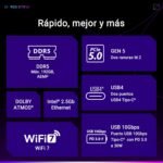 ASUS ROG Strix X870-A Gaming WiFi - AMD ATX Motherboard, 16+2+2 Power Stages, DDR5, 4X M.2, PCIe 5.0 Next-Gen GPU Support, WiFi 7, USB 20Gbps with PD 3.0 up to 30W - Image 6