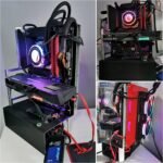 M-CASE 1 ATX RAL, open PC case, air case, test bench, offenes Gehäuse, wall mount - Imagen 5