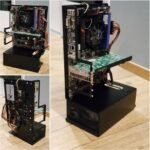 M-CASE 1 ATX RAL, open PC case, air case, test bench, offenes Gehäuse, wall mount - Imagen 6