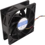 Annadue 12cm High Contour High Speed Cooling Fan 120 X 38mm 6000RPM 12V 2.7A 4 Pin FG Black Fan for Computer Case for Servers - Image 8