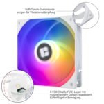 Thermalright TL-C12RW-S V2 CPU Fan 120mm Reverse Fan for Case Comes with ARGB Lighting, Silent PWM Fan for PC with 1500RPM Speed, CPU Fan White - Imagen 5