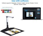 Document Camera Document Camera Scanner with Book Image, USB, Adjustable, Portable, High Speed, MAX.A3, HD, 10 Megapixel, for Classroom, Office, Library, Bank - Image 6