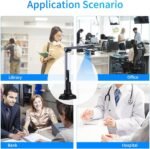 Document Camera Document Camera Scanner with Book Image, USB, Adjustable, Portable, High Speed, MAX.A3, HD, 10 Megapixel, for Classroom, Office, Library, Bank - Image 8