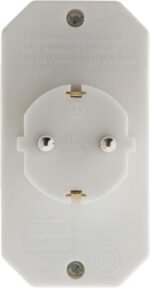 Zenitech, Triplite Schuko Power Strip 2x2.5A + 1x16A - Ideal for Home and Office - Practical Multi-Outlet - White - 2x2.5A + 1x16A - 3 Outlets - Imagen 5
