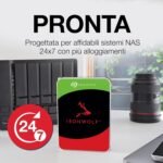 Seagate IronWolf, 2 TB, NAS, Internal Hard Drive, HDD, CMR 3.5" SATA 6GB/s, 5900 RPM, 256 MB Cache for Network Raid Attached Storage, 3 Year Rescue (ST2000VN003) - Imagen 3