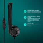 EPOS PC8 USB Stereo Headphones for PC & Mac - Wired On-Ear Headphones with Microphone with Noise Cancellation, USB Connection, Volume and Mute, Ultralight Design, for Work and Calls - Image 4