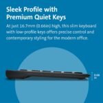 Kensington Advance Fit, IT - Keyboard, IT, USB, Office, Keyboard with Spanish Layout, Monotone, Black - Imagen 3