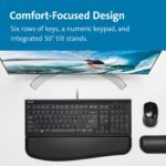 Kensington Advance Fit, IT - Keyboard, IT, USB, Office, Keyboard with Spanish Layout, Monotone, Black - Imagen 5