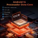 HOTWAV R8 Rugged Tablet – 10.1 Inch HD+ Screen Waterproof Tablet, 12 + 128GB/1TB TF Tablet Android 14, 10800 mAh Tablets Robust, 13MP Camera, Octa-Core/IP68 & IP69K/Dual SIM 4G/WLAN 5/GPS/OTG - Image 3