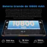 HOTWAV R8 Rugged Tablet – 10.1 Inch HD+ Screen Waterproof Tablet, 12 + 128GB/1TB TF Tablet Android 14, 10800 mAh Tablets Robust, 13MP Camera, Octa-Core/IP68 & IP69K/Dual SIM 4G/WLAN 5/GPS/OTG - Image 5