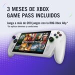ASUS ROG Xbox Ally - 7" Full HD 120Hz Portable Gaming Console (AMD Ryzen Z2 A, 16GB RAM, 512GB SSD, 60Wh Battery, Windows 11, Get 3 Months Free of Game Pass Premium) - White - Imagen 4