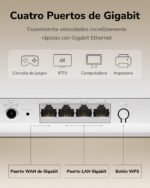 Cudy BE3600 Dual-Band Wi-Fi 7 Router, 4 Gigabit Ports, 2.0 GHz Quad Core, 4 Antennas, VPN Client and Server, Cudy App and Mesh Compatible, Cloud Control, WR3600E - Image 4