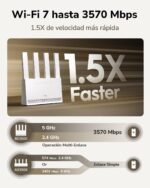 Cudy BE3600 Dual-Band Wi-Fi 7 Router, 4 Gigabit Ports, 2.0 GHz Quad Core, 4 Antennas, VPN Client and Server, Cudy App and Mesh Compatible, Cloud Control, WR3600E - Image 5