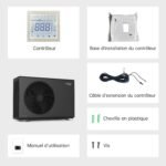 INVERBOOST HEAT EVI 10 kW Monoblock Air-Water Heat Pump, Single Phase with Single Fan, Energy Class A+++, Heating, Cooling and Sanitary Hot Water - Imagen 5