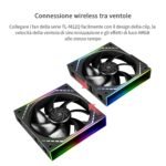 TR -TL-M12Q, CPU Colder comes with a lightweight Argb Mirror effect, quiet cooling PWM PC with a speed of 2000rpm, CPU cooler fan (120mm, Black) - Imagen 7