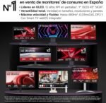 LG 34U601SA-W, Smart Monitor, 34", WQHD Display, 3440x1440, VA Panel, (21:9), webOS24, 300 nits, Remote Control, Tilt, White - Imagen 3