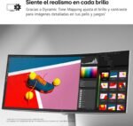 LG 34U601SA-W, Smart Monitor, 34", WQHD Display, 3440x1440, VA Panel, (21:9), webOS24, 300 nits, Remote Control, Tilt, White - Imagen 9