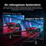 KOORUI Curved Gaming Monitor 24 Inch FHD 1080P 180Hz 1ms | 1500R VA Panel, Ultra Thin, HDMI/DP, VESA Mount, Blue Light Filter, Tilt Adjustment (Office/Gaming - Imagen 6