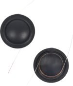 2 Pack 20.4mm Treble Voice Coil Round Frame 20.4mm Dome Speaker Unit Silk Film Hi-Fi Tweeter Home Coil - Imagen 2