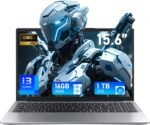 2026 Laptop 15.6 Inch i3-1025G1 Core 3.4GHz 16GB RAM 1TB SSD Laptop with Win 11 FHD 1920×1080 WiFi 5 BT 5.0 USB 3.0 HDMI Type-C Mini Multimedia Port Backlit Keyboard - Imagen 2