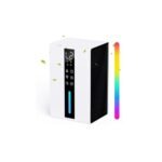 Deshumidificador Bajo Consumo con Tanque de 1.8L, Deshumidificador Electrico Doble Velocidad y Dos Modos, Anticongelante & Apagado por Seguridad, Temporizador y Luz RGB – Ideal para Dormitorios, Baños