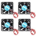 4 PCS 50x50x20mm 5020 DC 24V Brushless Silent Mini Cooling Fans with 2 Pin Terminal Compatible with 3D Printers, PC, CPU, Computer Cases - Imagen 2