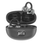 Auriculares Bluetooth Inalámbricos, Audífonos de Oreja Abierta, Clip para Orejas, 4,5g Ultraligeros,Bluetooth 5.49, Audio Direccional,45h Autonomía, iOS y Android,Ideal para Llamadas,Oficina y Deporte