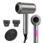 Faszin Secador de Pelo Iónico Silk Motor AC Duradero Secadores pelo profesional, Difusor y Concentrador, 3 Temperaturas, 2 Velocidades