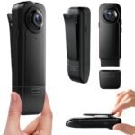 TANGMI Mini Camara Espia Oculta, 7 Horas de Uso con Manos Libres Camara Espia Invisible, Visión Nocturna & 1080P HD Gran Angular 140° Body CAM Policial para Grabación de Video y Toma de Fotos