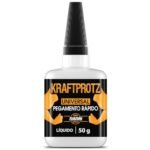 Superpegamento Líquido Extra Fuerte – KRAFTPROTZ 50 g XXL para Reparaciones Precisas – Transparente, Resistente al Agua y Calor – Pegamento Universal para Plástico, Madera, Metal, Vidrio y Bricolaje