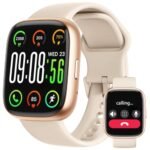 Reloj Inteligente Mujer Hombre con Alexa Integrado, Pantalla HD de 1,83″ y Llamadas Bluetooth IP68 Smartwatch con SpO2 Sueño 100+ Modos Deportivos, Regalo Pulsera Actividad para Android iOS, Rosa