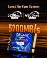 512GB NVMe M.2 2230 SSD Up to 5200MB/s Read and 4000MB/s Write PCIe Gen4x4 Internal Hard Drive 3D NAND Storage for Steam Decks, Laptops, Mini PC - Imagen 2