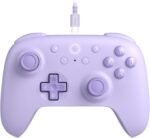 8Bitdo Ultimate 2C Wired Controller for Windows PC and Android, with 1000Hz Polling Rate, Hall Effect Joysticks and Hall Triggers, and Remappable L4/R4 Bumpers (Purple) - Image 2