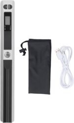 A4-900DPI Portable Photo Document Receipt Book Scanner, JPEG/PDF Format - Fast Scanning, Wide Application (Silver) - Image 2