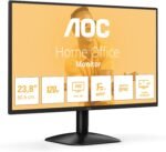 AOC 24B31H Monitor 24" FHD, WLED, 120 Hz, IPS, 1 ms MPRT, Adaptive Sync., Blue Light (1920X1080, 1x D-Sub, 1x HDMI 1.4) Black - Imagen 2