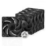 ARCTIC P12 Pro PST (5 Pieces) - Powerful PC Premium Case Fan, 120mm PWM Case Fan with Y-Cable Splitter, 600-3000rpm, 0rpm - Image 2