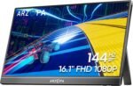 ARZOPA 16.1" 144Hz Portable Monitor, 100% sRGB 1080p FHD with HDR Standard, Ultra-Thin, Eye-Caring, External Second Screen for Laptop, PC, PS5, Mac, Xbox, - Imagen 2